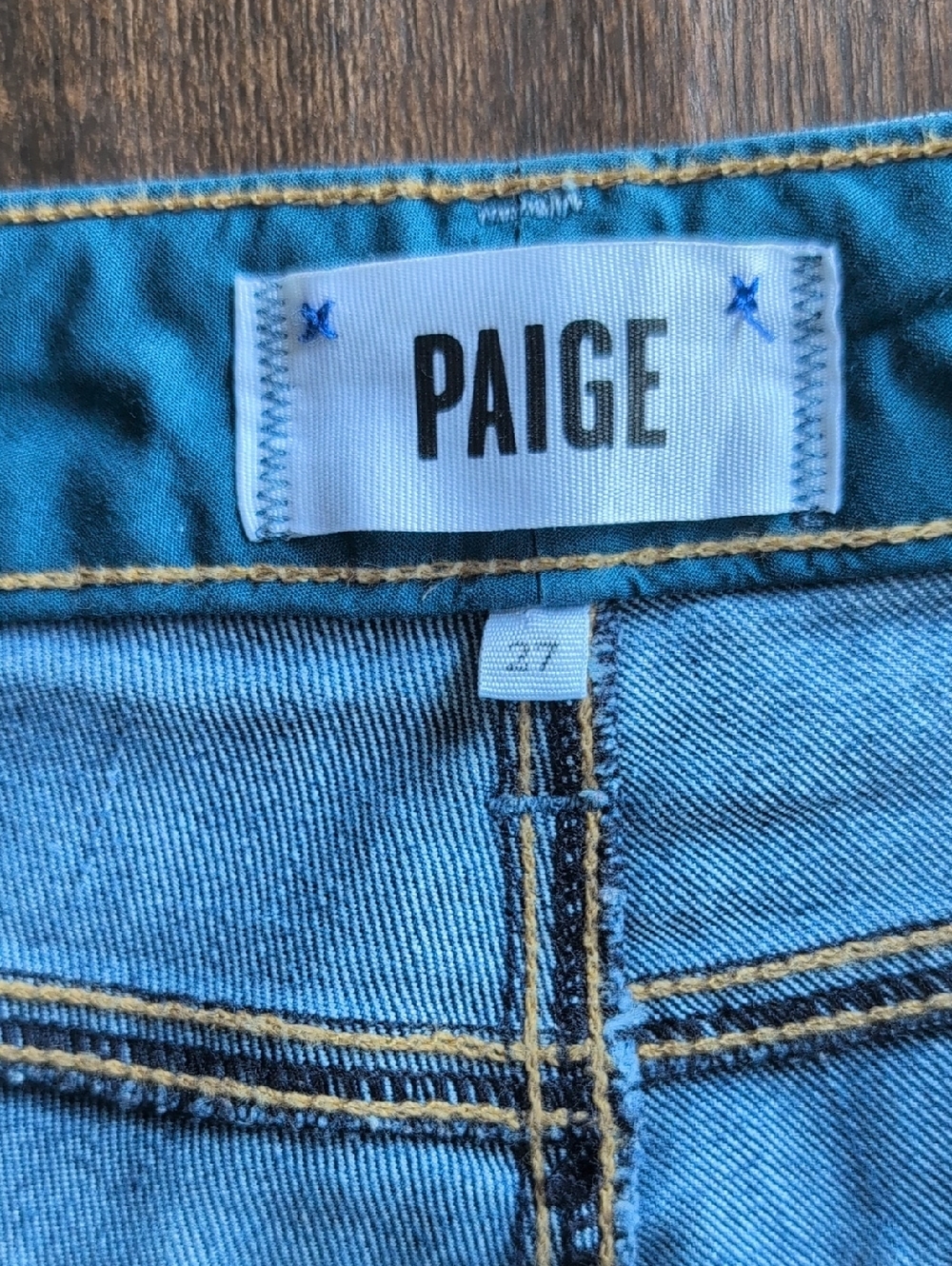 Paige Jimmy Jimmy Skinny Dark Wash Denim Jeans - Women's 27 - Picture 3 of 7